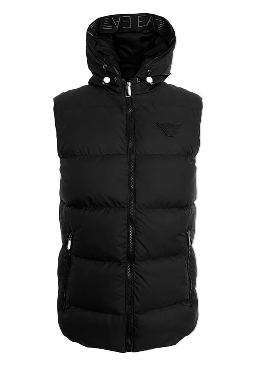 Armani EA7 Men's Black Body Warmer Vest