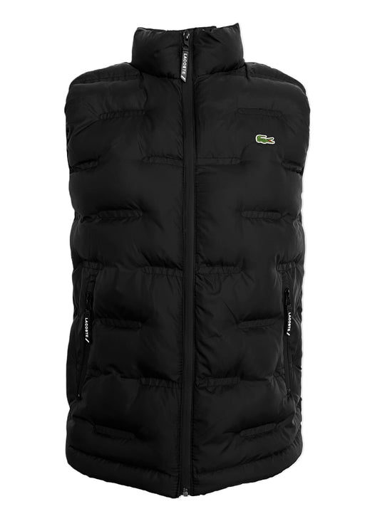 Lacoste Men's Black Body Warmer Vest