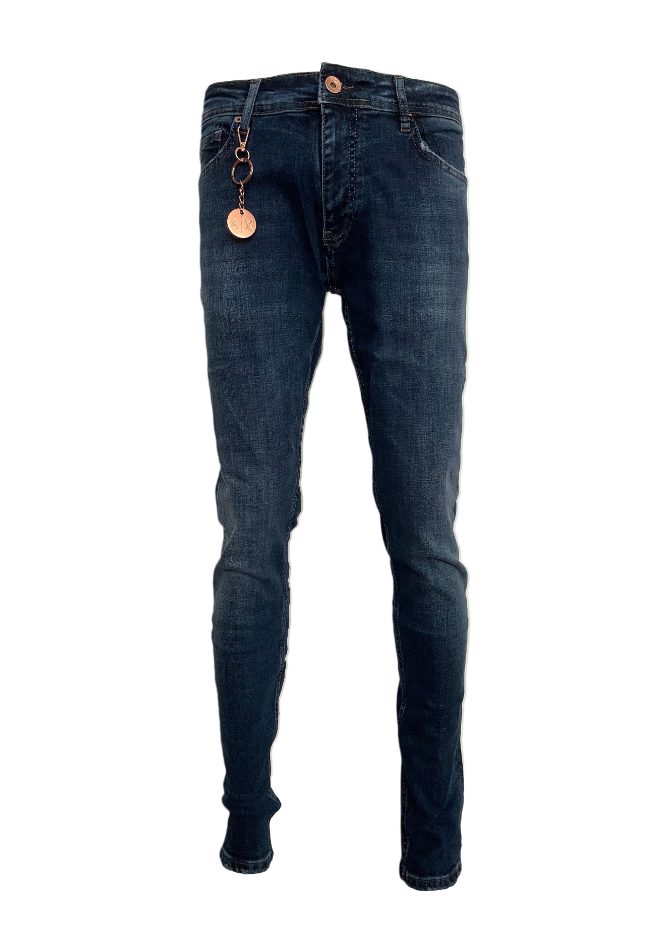 Armani Exchange Herren Blau Stretch Jeans