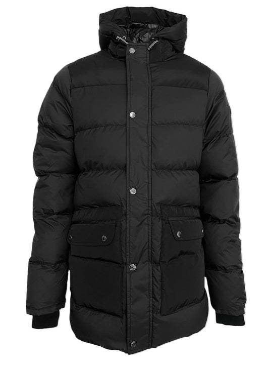 Hugo Boss Herren Schwarz Winter Daunenjacke